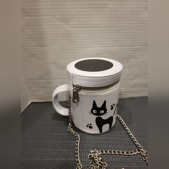 Studio Ghibli Kikis Delivery Service Jiji Cat Mug Bag. - Picture 1 of 13